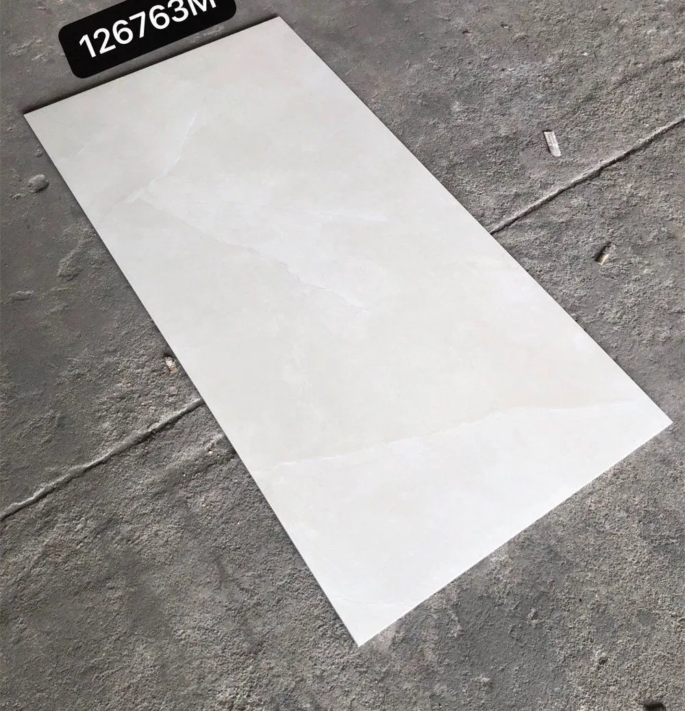 Керамогранит 600x1200 мм серый матовый под мрамор