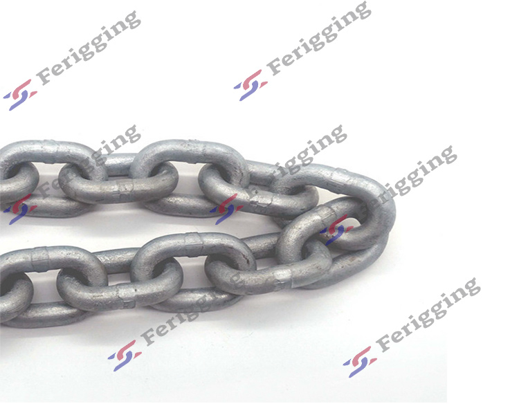 G80 Welded Hot DIP Galvanized Chain High Tensile Alloy Steel Lifting Chain