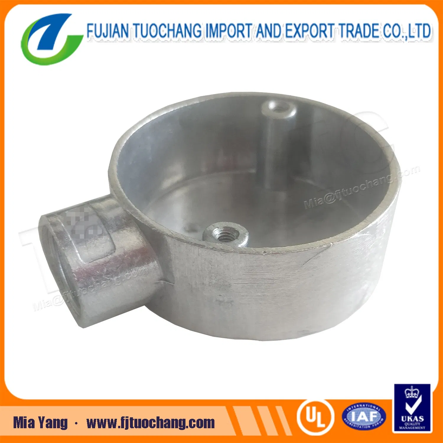 Termal Type Forged Electrical Conduit Fittings Circul Box