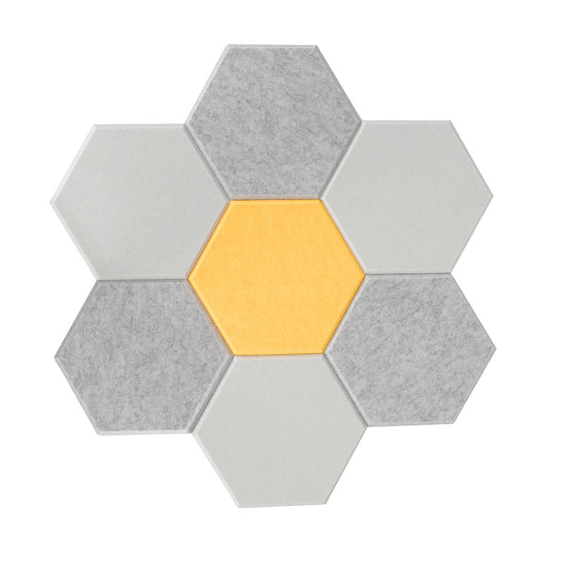 Hexagon Acoustic Panels High Density Soundproofing Absorption Panel Acoustic Treatment