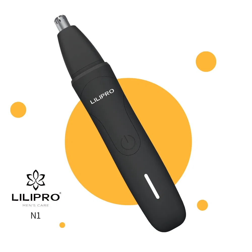 Lilipro N1 Mini Cordless Nose Hair Trimmer with Washable Blade Men Use