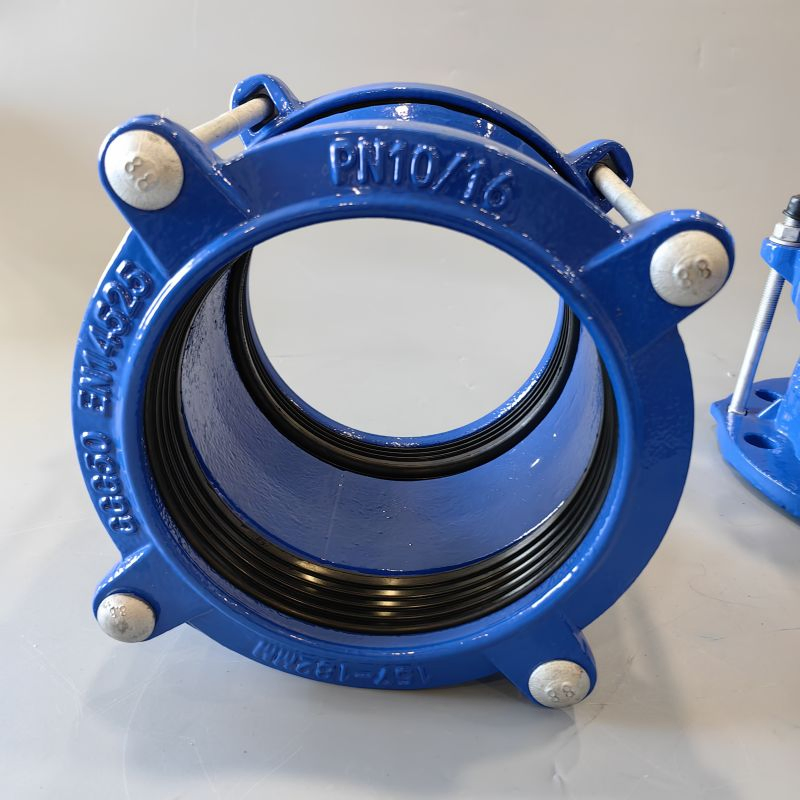 High Quality ISO2531 Ductile Cast Iron Pipe Fittings Epoxy Wide Range Flange Adaptor