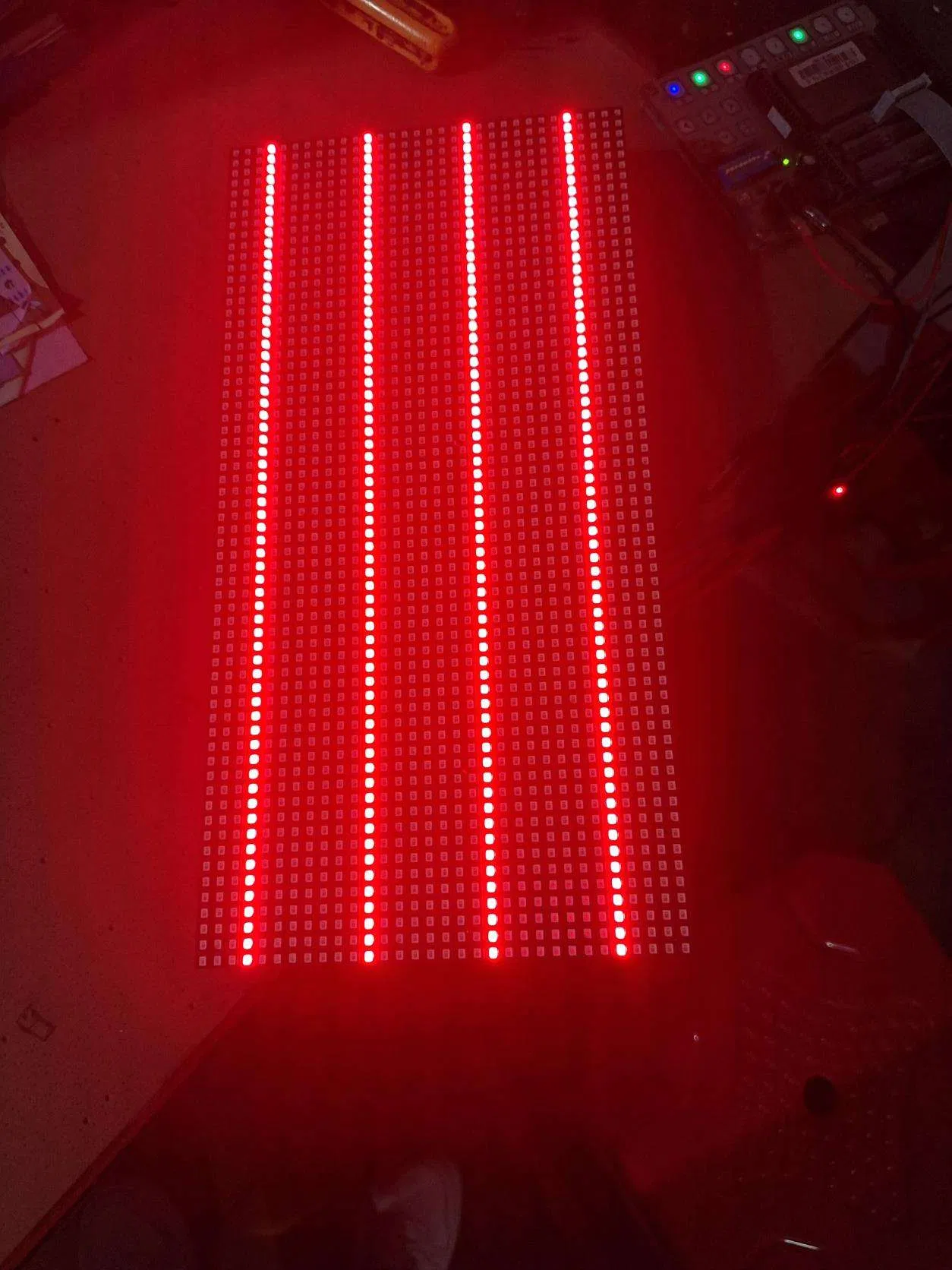 Shenzhen P5 Outdoor Red Color LED Module 1/8scan P5 Outdoor Single Color LED Display Module LED Digital Sign