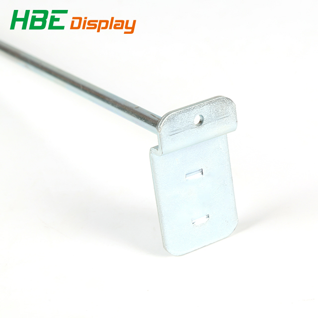 Supermarket Metal Single Wire Display Hook for Gondola Shelves