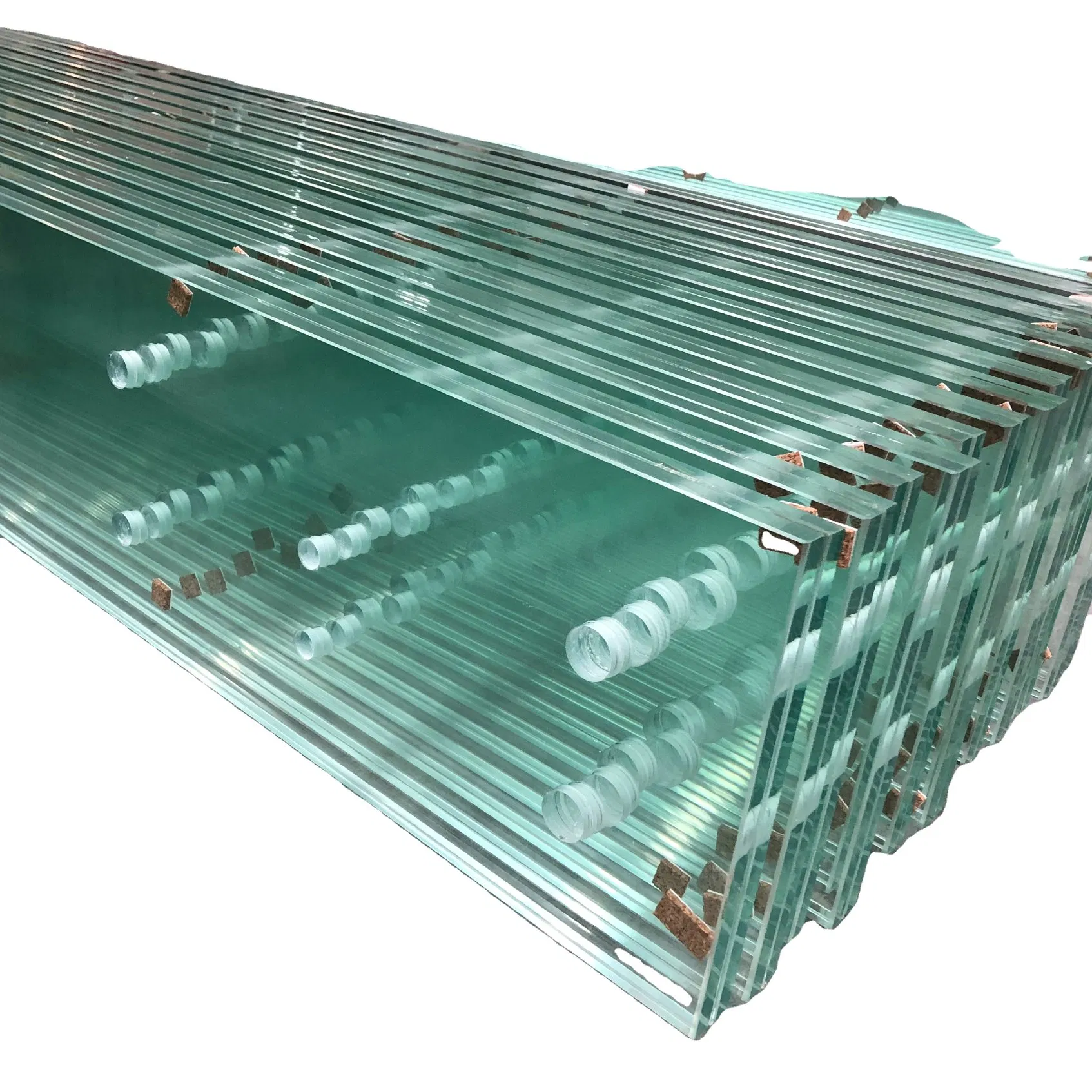 4-4-2 6-6-4 8-8-4 Sentry Glas Plus Glass PVB Laminated Glass Toughened /Tempered Sandwich Safety Glass