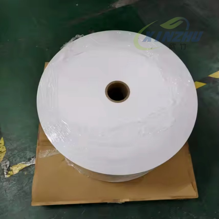 Coated 80GSM Paper Jumbo Roll Semi Glossy Label Material