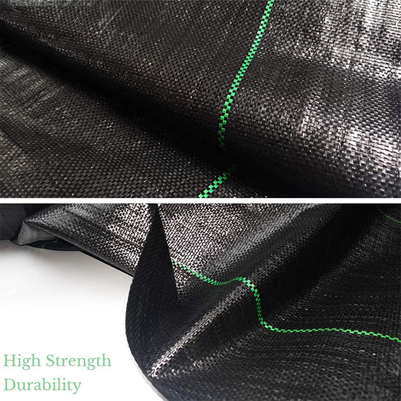 SGS China Manufacturers Plastic Anti UV Black PP Woven Heavy Duty Geotextile Agriculture Ground Cover Garden Landscape Block Barrier Fabric Control Weed Mat