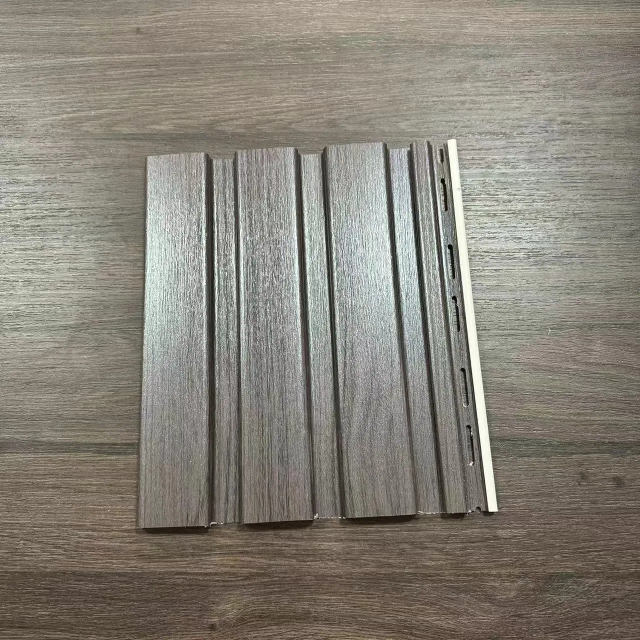 Factory Wholesale 12 Inches Wooden Color Waterproof Outdoor Vinyl Siding Fascia PVC Soffit Ceiling Panel