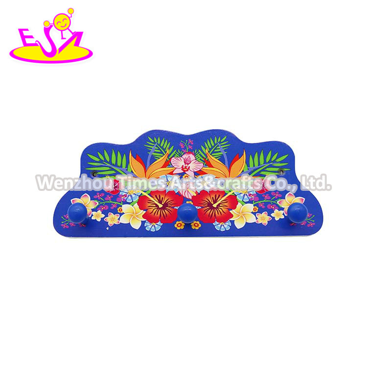 Hot Selling Wall Decor Wooden Wall Coat Hanger for Kids W09b113