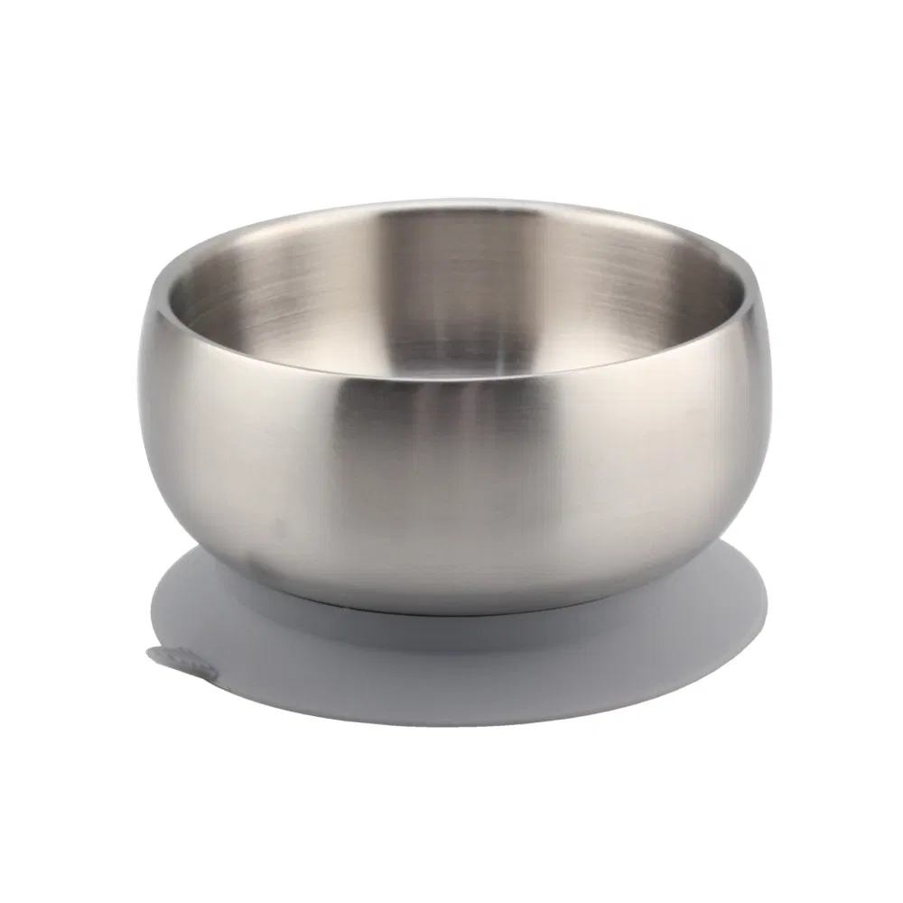 Suction Bowls with Utensils - Baby & Toddler -100% Food-Grade Silicone Divided Bowls - BPA Free - Dishwasher Safe