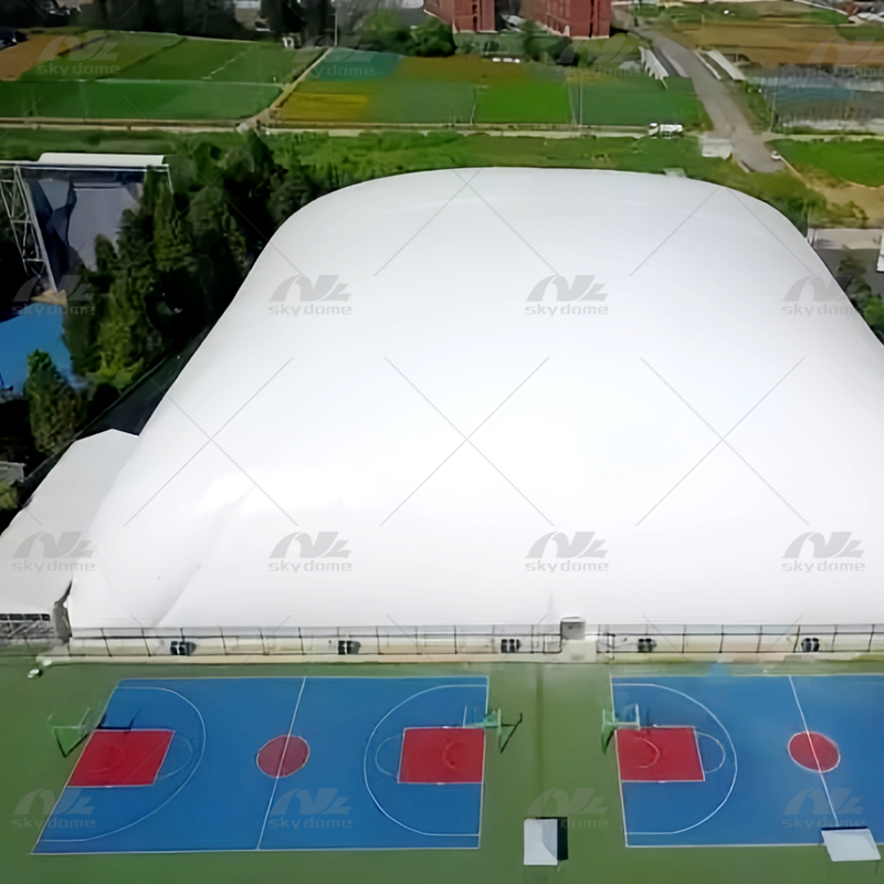 PVDF Air Dome of Year-Round Tennis Courts Solution