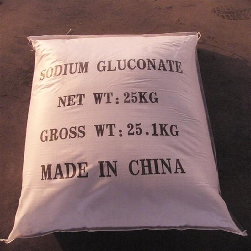 China Supplier Sugar Substitute 25kg Bag Sodium Gluconate Powder for Industry