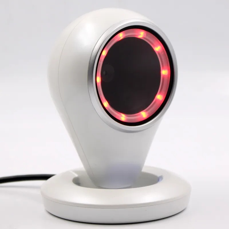 2D Omnidirectional Barcode Scanner Desktop for Cashier Bookshop Supermarket