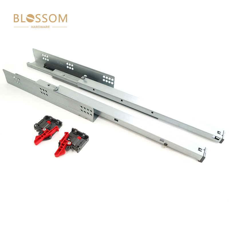 Soft Close Under Mounted Drawer Slides Guides for Cabinets Kitchens Bathroom