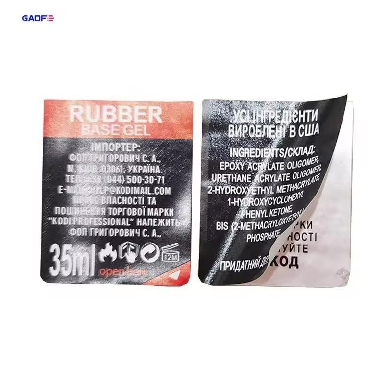 Multi Layer Double Sided Sticker Anti-Counterfeit Security Void Tag Booklet Label