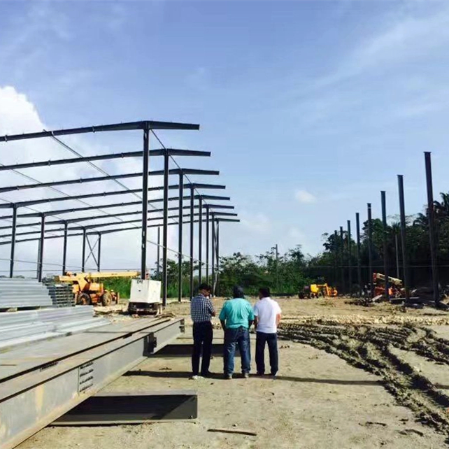 Factory Building Design Prefab Metal Frame Warehouse Shed Hangr Steel Structure Workshop