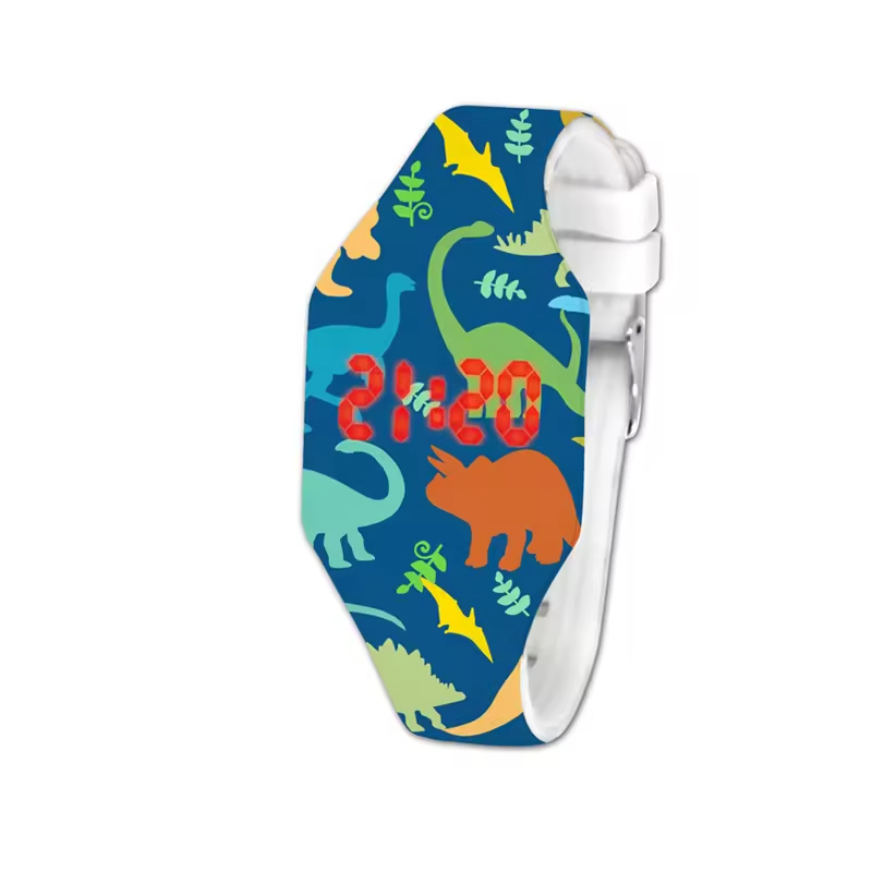 LED Watch New Fashion Sports Factory Promotion Gift Silicone for Kids Digital Plastic Customized Logo Unisex