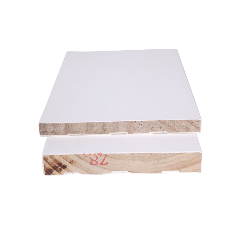 Elegant Primed White Flat Base Moulding for Interiors