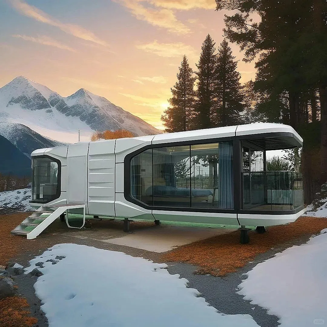 Customizable Mobile House/Space Capsule Field Intelligent Office House Scenic Area/ Camping Homestay Soundproof Sunroom Space Capsule/ Cabin /Container House/