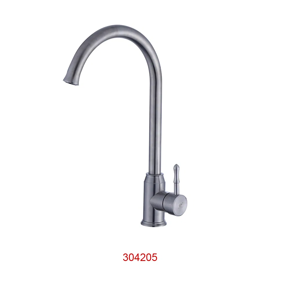 Wholesale Cheap 304 Stainless Steel Mixers Taps Sink Kitchen Faucet