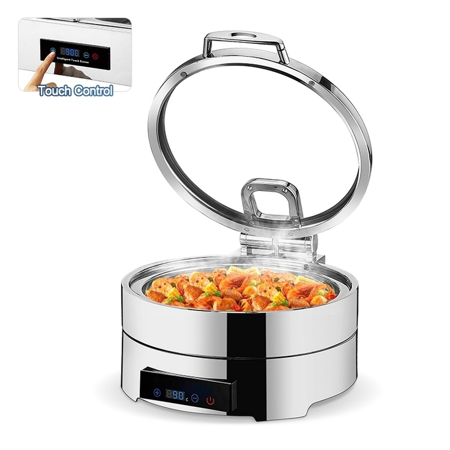 Corrosion-Resistant Stacked Hydraulic Round Electric Food Warmer Breakfast Buffet Stove