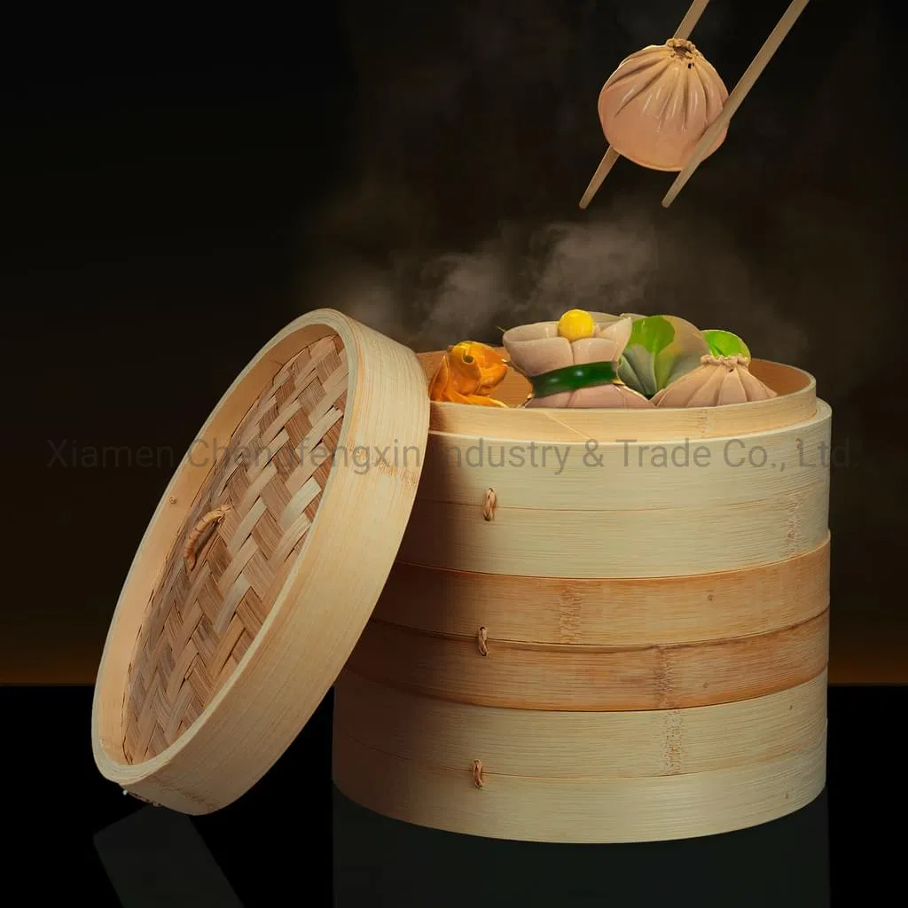 Premium Bamboo Steamer Basket for Deliciously Steamed Meals