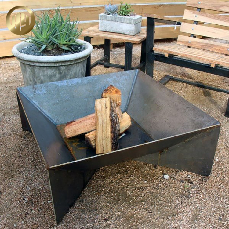 Outdoor Camping Metal Welding Simple Firewood Heater Fire Pit