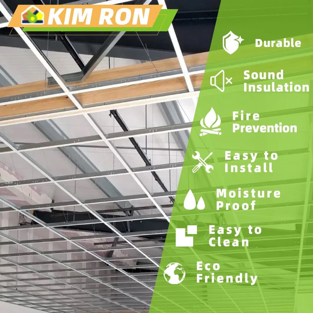 Chinese Hot Sale Custom Main Steel Studs Tracks Gypsum Board Drywall T Bar Modern Beams Light Steel Keel Profile Furring Channel Ceiling Grid Factory