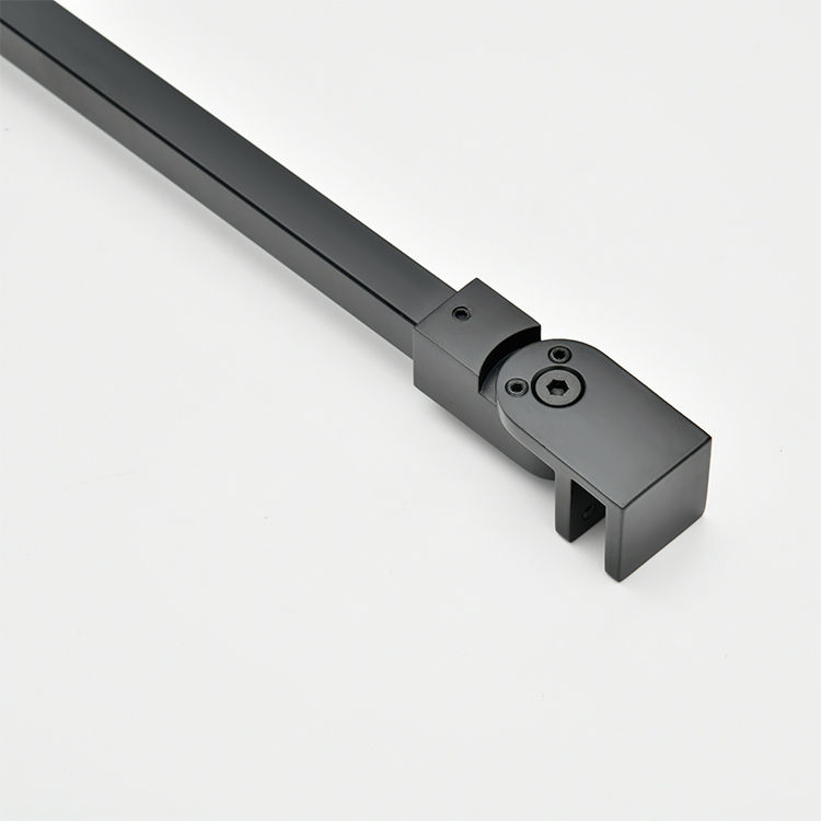 Опорная штанга для стеклянной двери душевой Sanipro Black