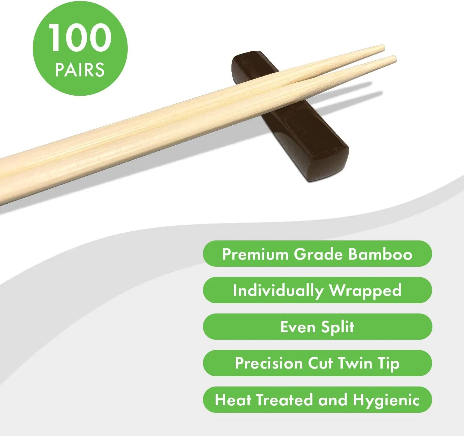 Eco-Friendly Bulk Price Logo Printed Dinnerware Easy Use Disposable Bamboo Chopsticks