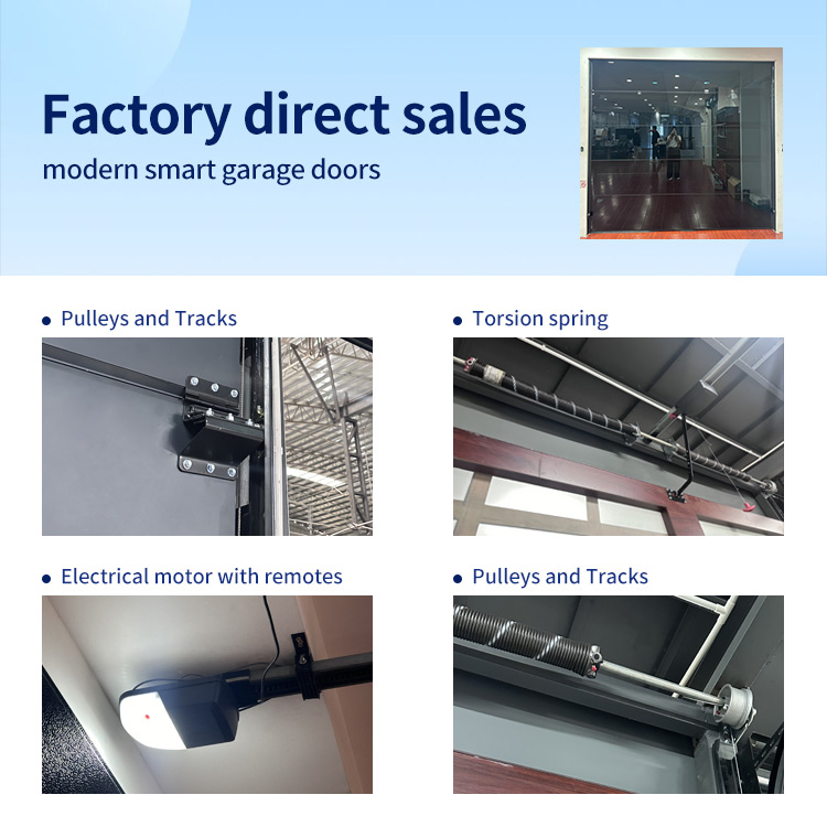 Factory Best Price Aluminum Electric Garage Door