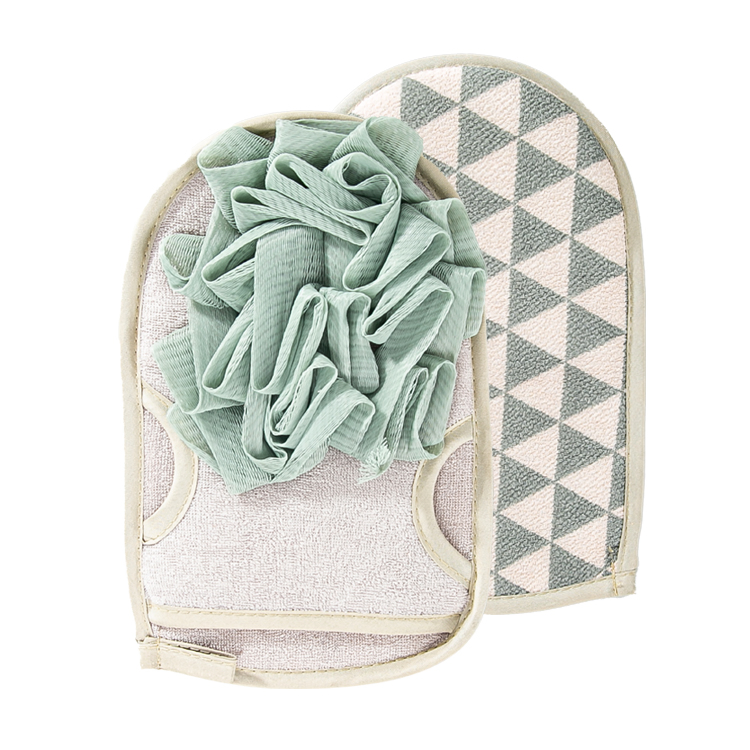 Sponges Bath Towel Glove Exfoliating Glove Mitt for Body