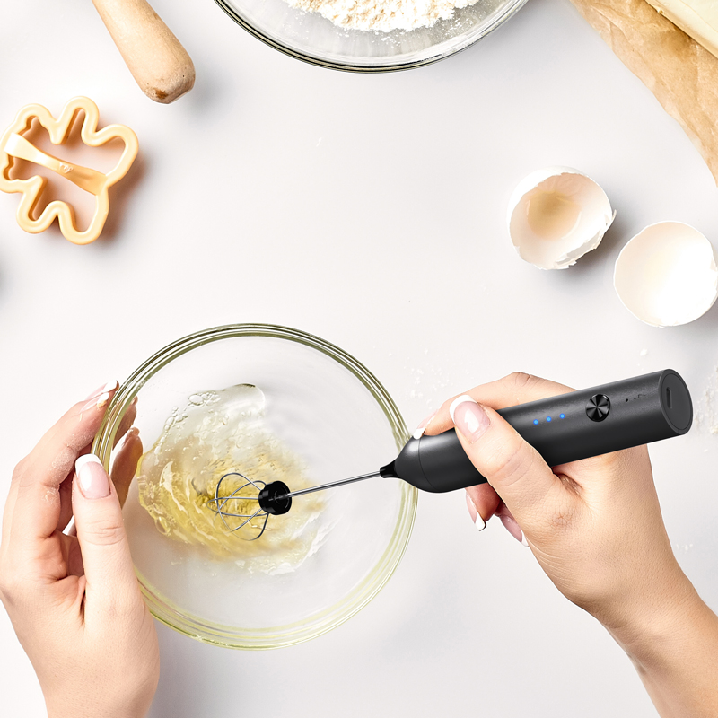 Handheld Battery Operated Electric Foam Maker Drink Mixer Milk Frother