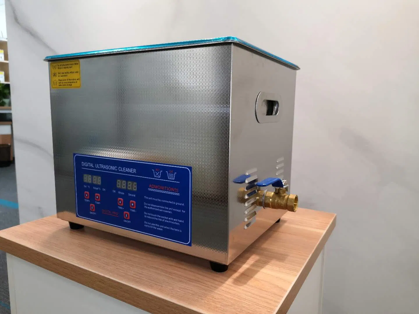 Digital Heater Timer Variable Wave with Degas Ultrasonic Cleaner 40kHz 10L 360W Ultrasonic Cleaning Machine