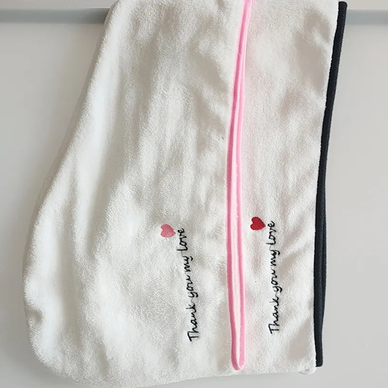 Wholesale Custom Embroidery Logo Waffle Dry Hair Hat Towel