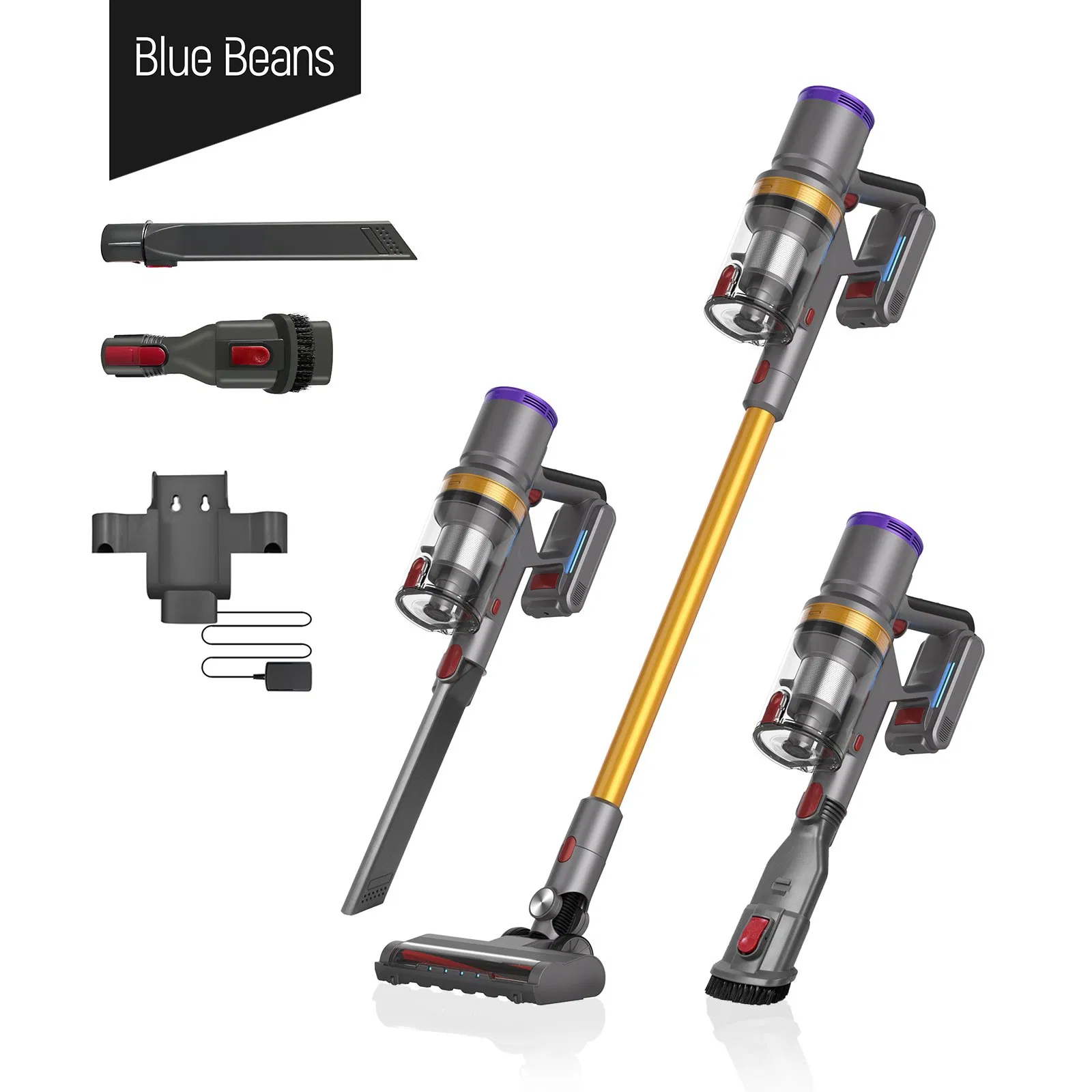 Household Vacuum Cleaner with Strong Suction Power, Handheld, High-Power, Portable, Suitable for Removing Mites