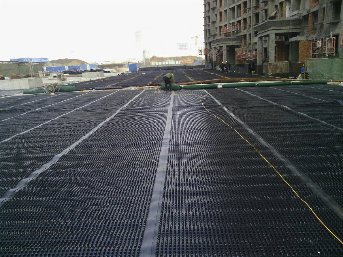 Dimple Mat Drainage Board Drainage Membrane for Sloping Roof Greening