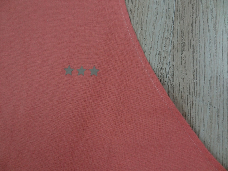 100% Cotton French Pink Bib Waist Apron