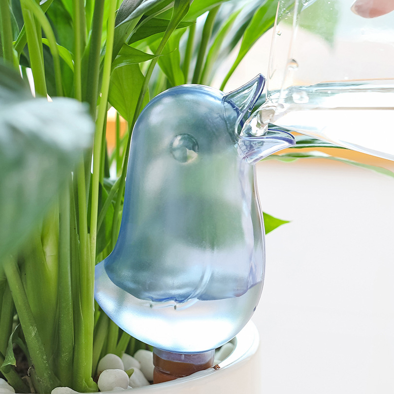 Automatic Watering Device Bird-Shaped Transparent Plant Waterer Dripper Wbb15787