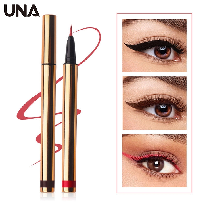 Black Color Waterproof Liquid Eyeliner and Eyebrow Makeup Pencil Long Lasting Mineral Eyeliner