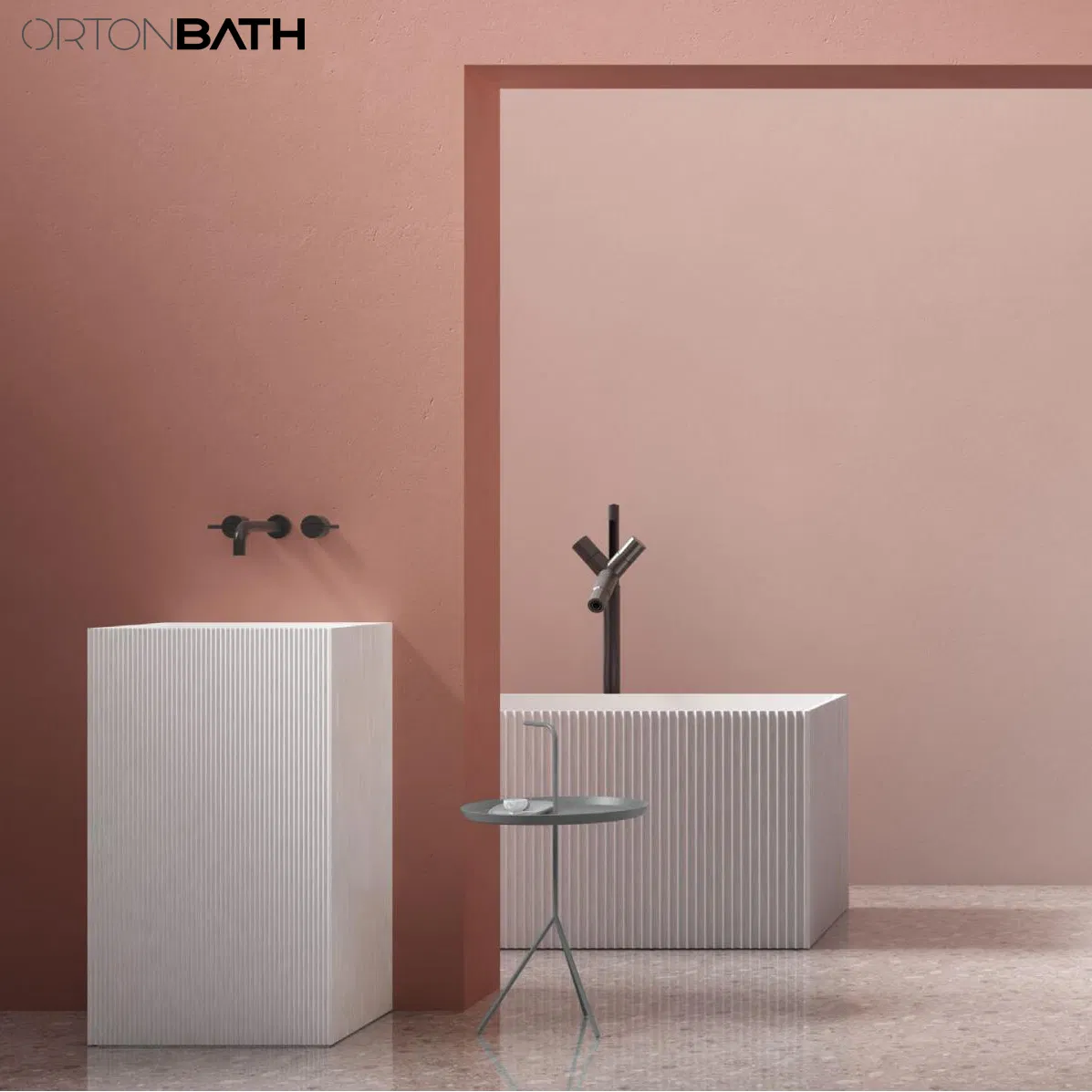 Акриловая ванна Ortonbath White прямоугольная большая