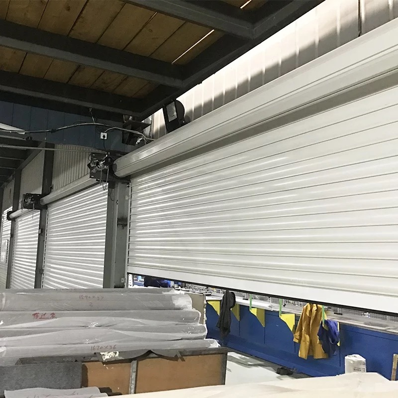 Aluminum Automatic Roller Shutter Garage Door for Villa