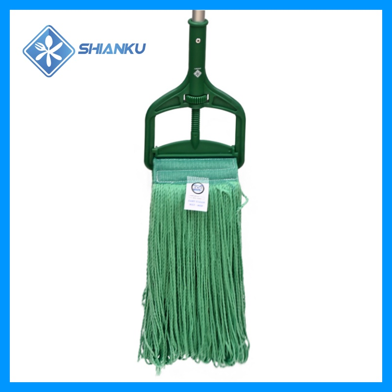 Shianku Polyester Brocade Portable Absorptive Color Coded Industrial Cleaning Mop Set