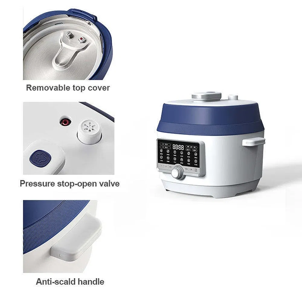 Factory Wholesale Zd-502da 5L Smart Digital LED Rice Cooker for Household