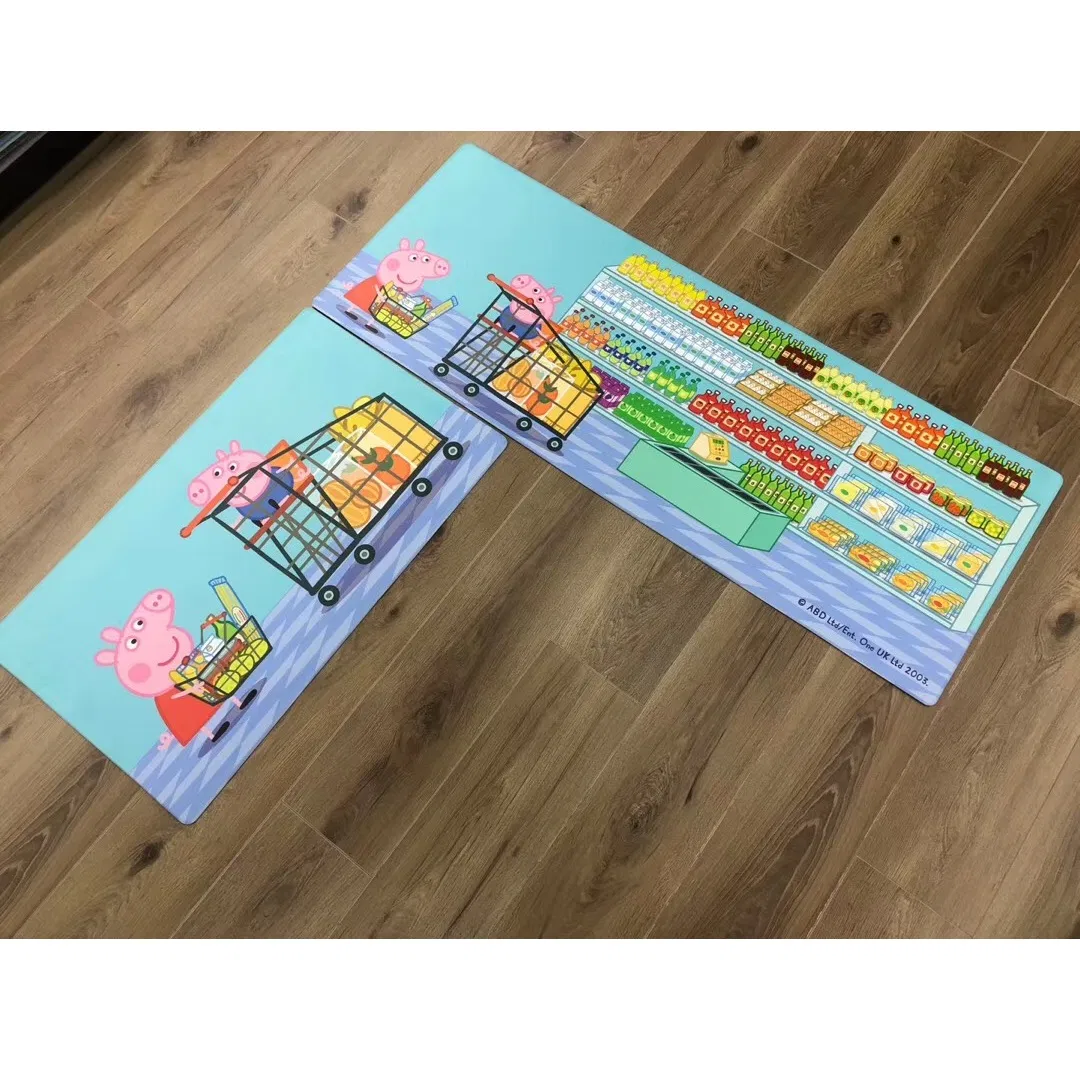 Durable Custom Pattern PVC Printed Mats for Kitchen Use