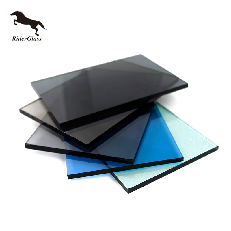 2-19mm Lake Ocean Dark Lake Blue Clear Float Glass 5mm