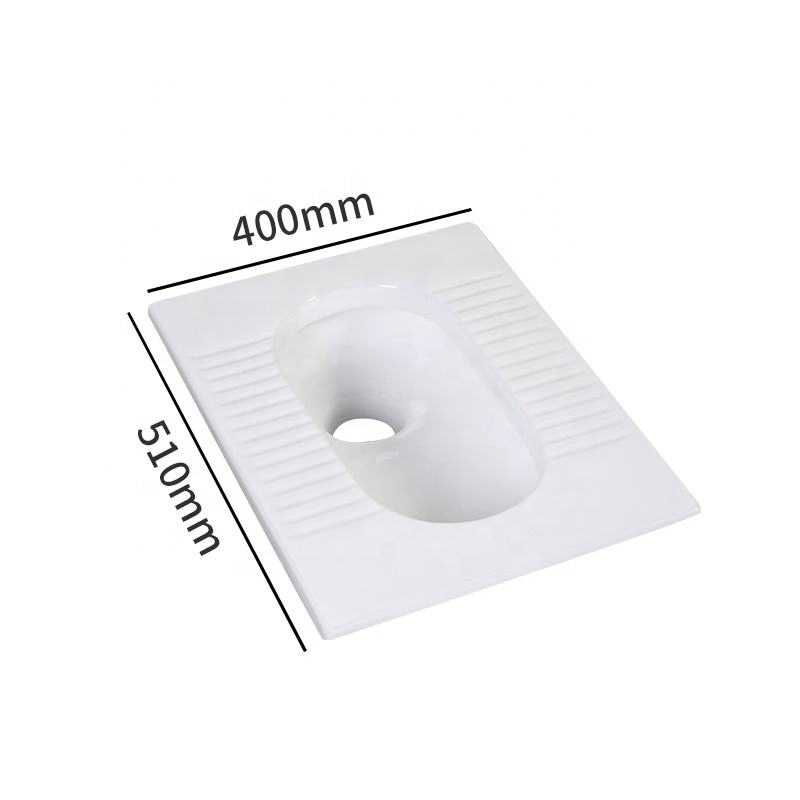 Sanitary Ware Squat Pan Bathroom Toilet Bowl Public Toilet Ceramic Squat Pan