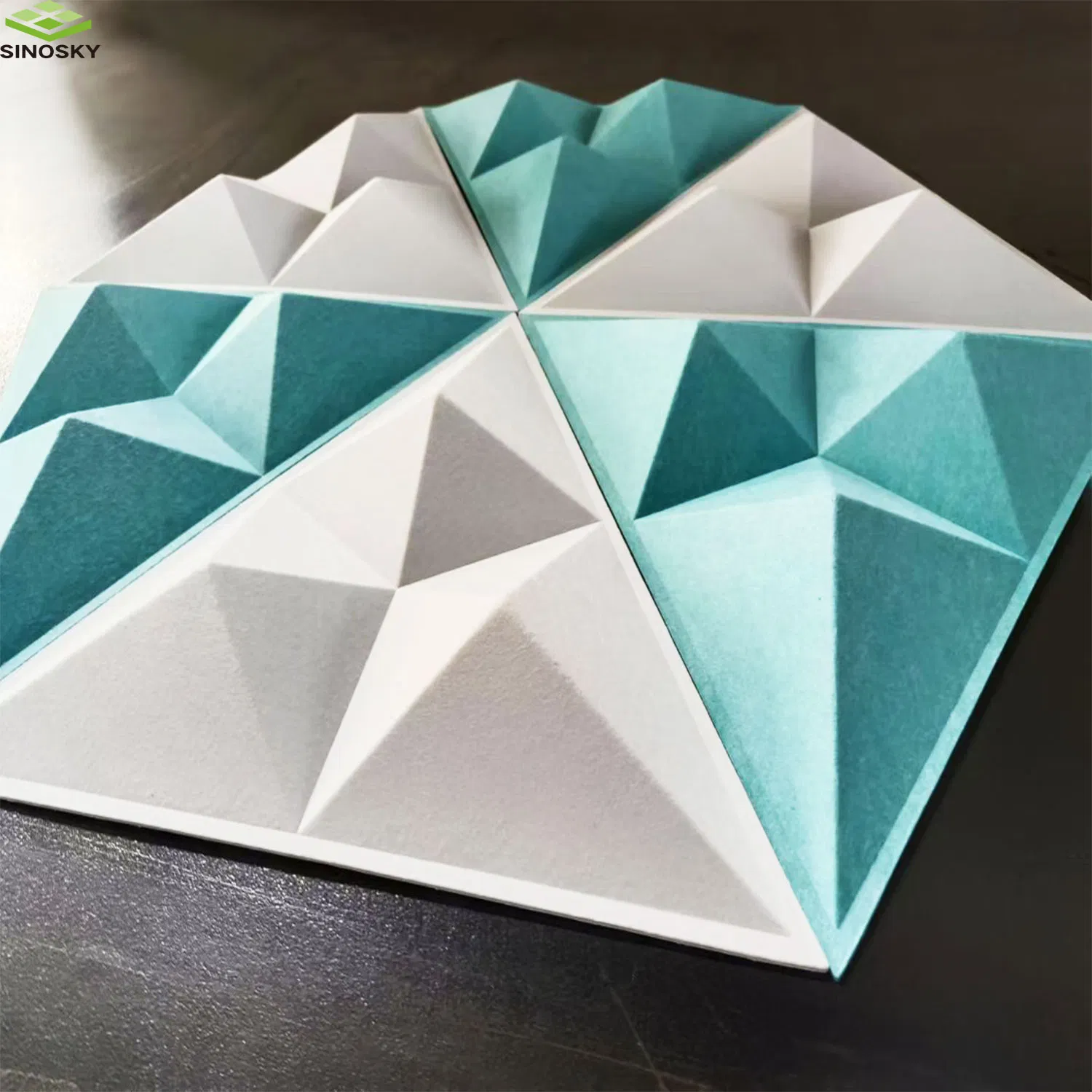 Pyramid Conical Cone-Shaped 3D Polyester Panel