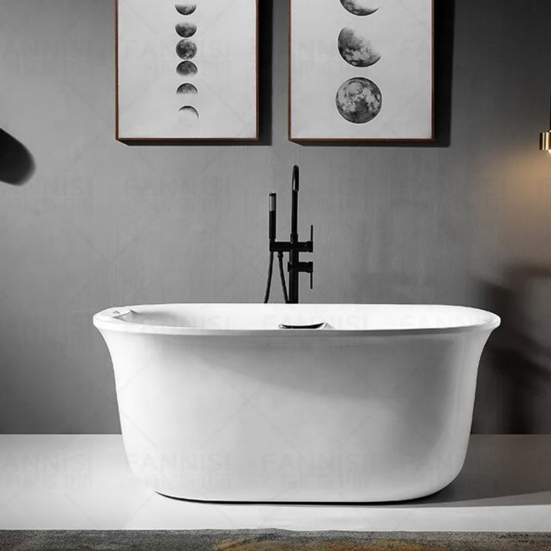 Акриловая овальная ванна Freestanding для отелей
