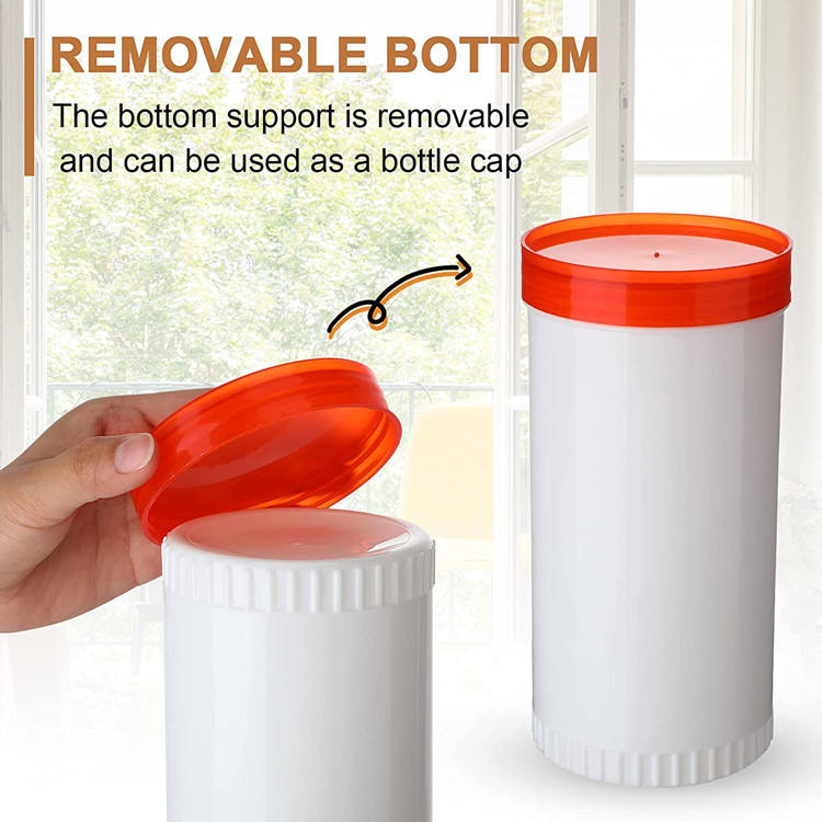 Bar Store Pour Fruit Juice Containers Custom Print Plastic Juice Bottles with Cap for Juice